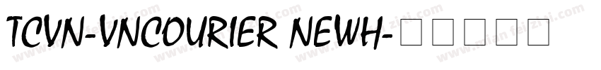 TCVN-VnCourier NewH字体转换